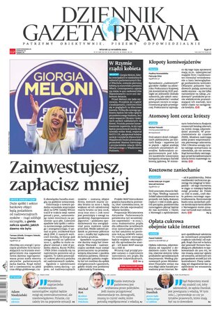 Dziennik Gazeta Prawna 187/2022