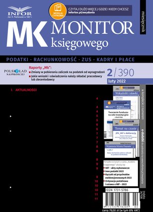 Monitor Księgowego 2/2022