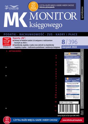Monitor Księgowego 8/2022