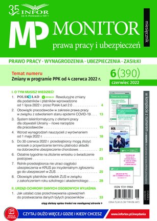 Monitor Prawa Pracy i Ubezpieczeń 6/2022