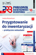 Poradnik Rachunkowości Budżetowej 10/2022