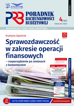 Poradnik Rachunkowości Budżetowej 4/2022