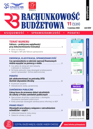 Rachunkowość Budżetowa 11/2022