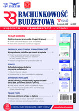 Rachunkowość Budżetowa 17/2022