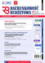 Rachunkowość Budżetowa 20/2022