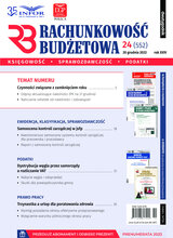 Rachunkowość Budżetowa 24/2022