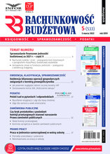 Rachunkowość Budżetowa 5/2022