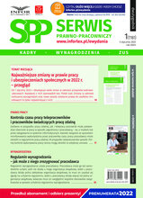 Serwis Prawno-Pracowniczy 1/2022