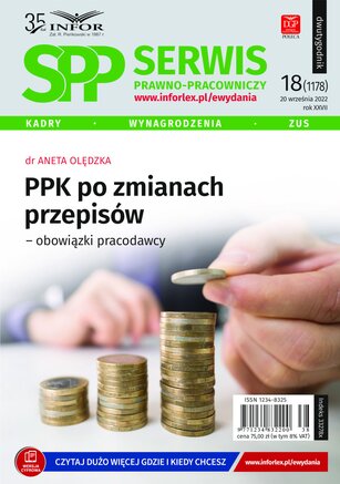 Serwis Prawno-Pracowniczy 18/2022