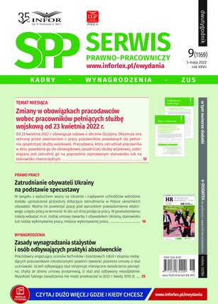 Serwis Prawno-Pracowniczy 9/2022