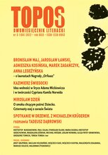 Topos. Dwumiesięcznik Literacki 3/2022