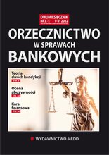 Orzecznictwo w sprawach bankowych 3/2022