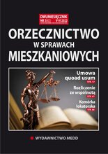 Orzecznictwo w sprawach mieszkaniowych 3/2022