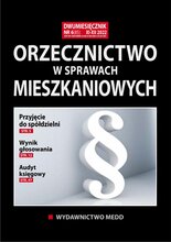 Orzecznictwo w sprawach mieszkaniowych 6/2022