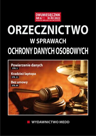 Orzecznictwo w sprawach ochrony danych osobowych 6/2022