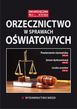 Orzecznictwo w sprawach oświatowych 2/2022