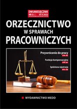 Orzecznictwo w sprawach pracowniczych 5/2022