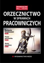 Orzecznictwo w sprawach pracowniczych 6/2022