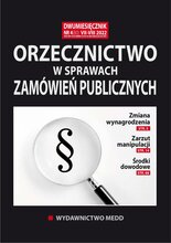 Orzecznictwo w sprawach zamówień publicznych 4/2022