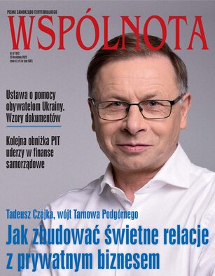 Pismo Samorządu Terytorialnego WSPÓLNOTA 8/2022