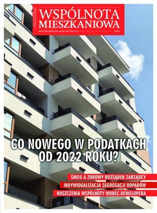 Wspólnota Mieszkaniowa 1/2022
