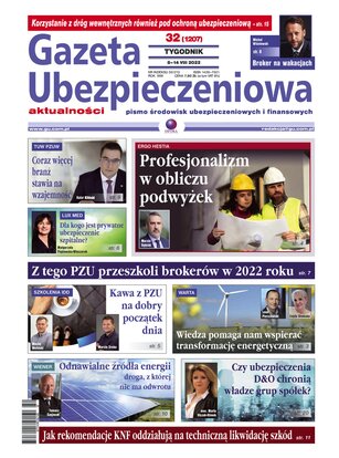 Gazeta Ubezpieczeniowa 32/2022