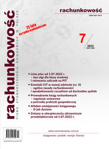 Rachunkowość 7/2022