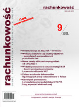 Rachunkowość 9/2022
