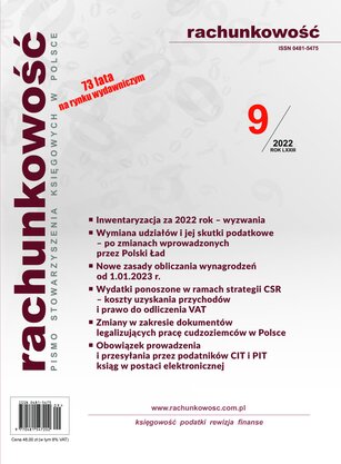 Rachunkowość 9/2022