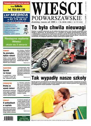 Wieści Podwarszawskie 29-30/2022