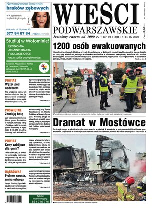 Wieści Podwarszawskie 37/2022