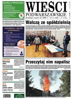 Wieści Podwarszawskie 41/2022