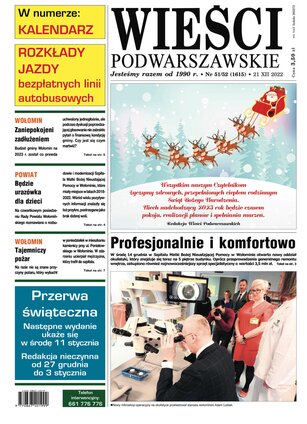 Wieści Podwarszawskie 51-52/2022