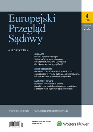 Europejski Przegląd Sądowy 4/2022