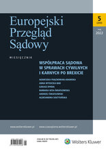 Europejski Przegląd Sądowy 5/2022