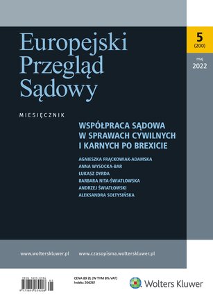 Europejski Przegląd Sądowy 5/2022