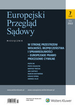Europejski Przegląd Sądowy 7/2022