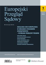 Europejski Przegląd Sądowy 9/2022