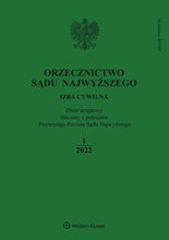 Orzecznictwo Sądu Najwyższego. Izba Cywilna 1/2022