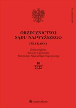 Orzecznictwo Sądu Najwyższego - Izba Karna 10/2022