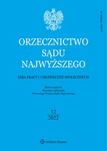 Orzecznictwo Sądu Najwyższego. Izba Pracy 12/2022