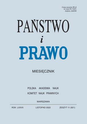 Państwo i Prawo 11/2022