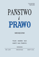 Państwo i Prawo 4/2022