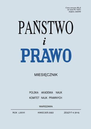 Państwo i Prawo 4/2022