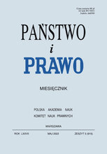 Państwo i Prawo 5/2022