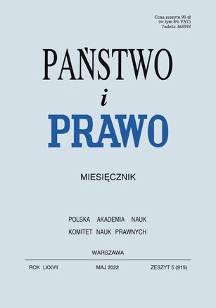 Państwo i Prawo 5/2022