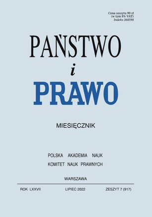 Państwo i Prawo 7/2022