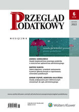 Przegląd Podatkowy 6/2022