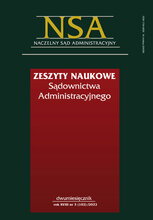 Zeszyty Naukowe Sądownictwa Administracyjnego 3/2022