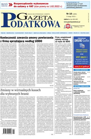 Gazeta Podatkowa 10/2022